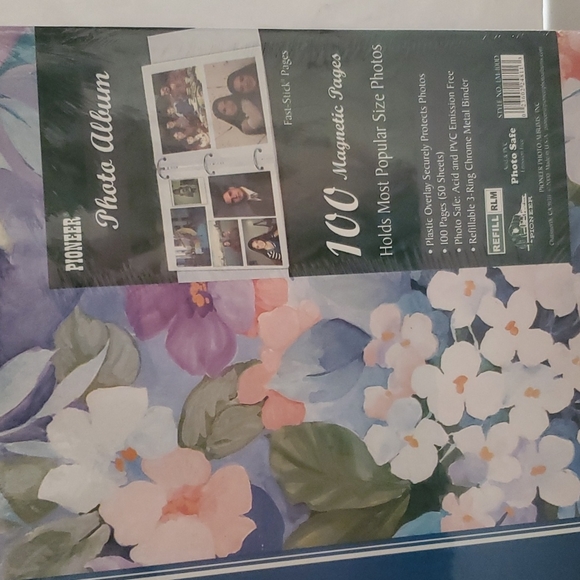 New Pioneer Photo Album 100 Magnetic Pages | Holds Most Popular Size Photos GRN - Picture 7 of 7